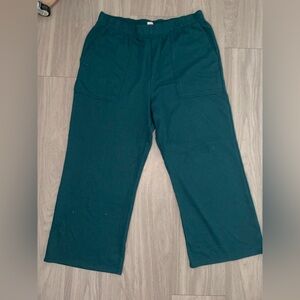 Victoria secret teal blue comfy wide leg sweatpants